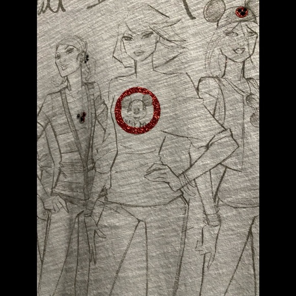 NWT Walt Disney World- Disney Parks Women’s Junior Authentic T-Shirt Gray Sz M - Picture 9 of 11